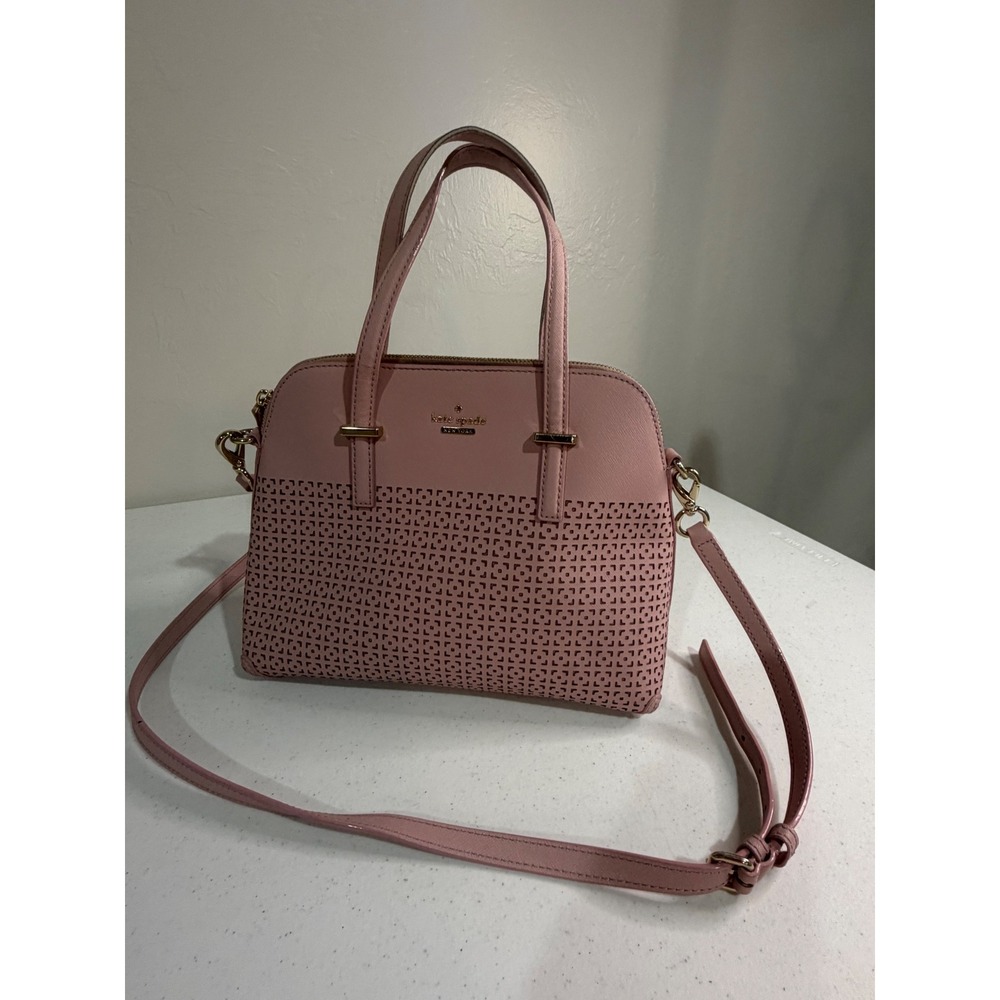Kate Spade Laurel Way Hazy Rose Satchel Pink Bonnet WKRU4881 Crossbody Bag